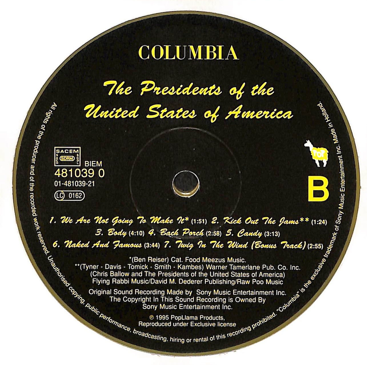 The Presidents Of The United States Of America