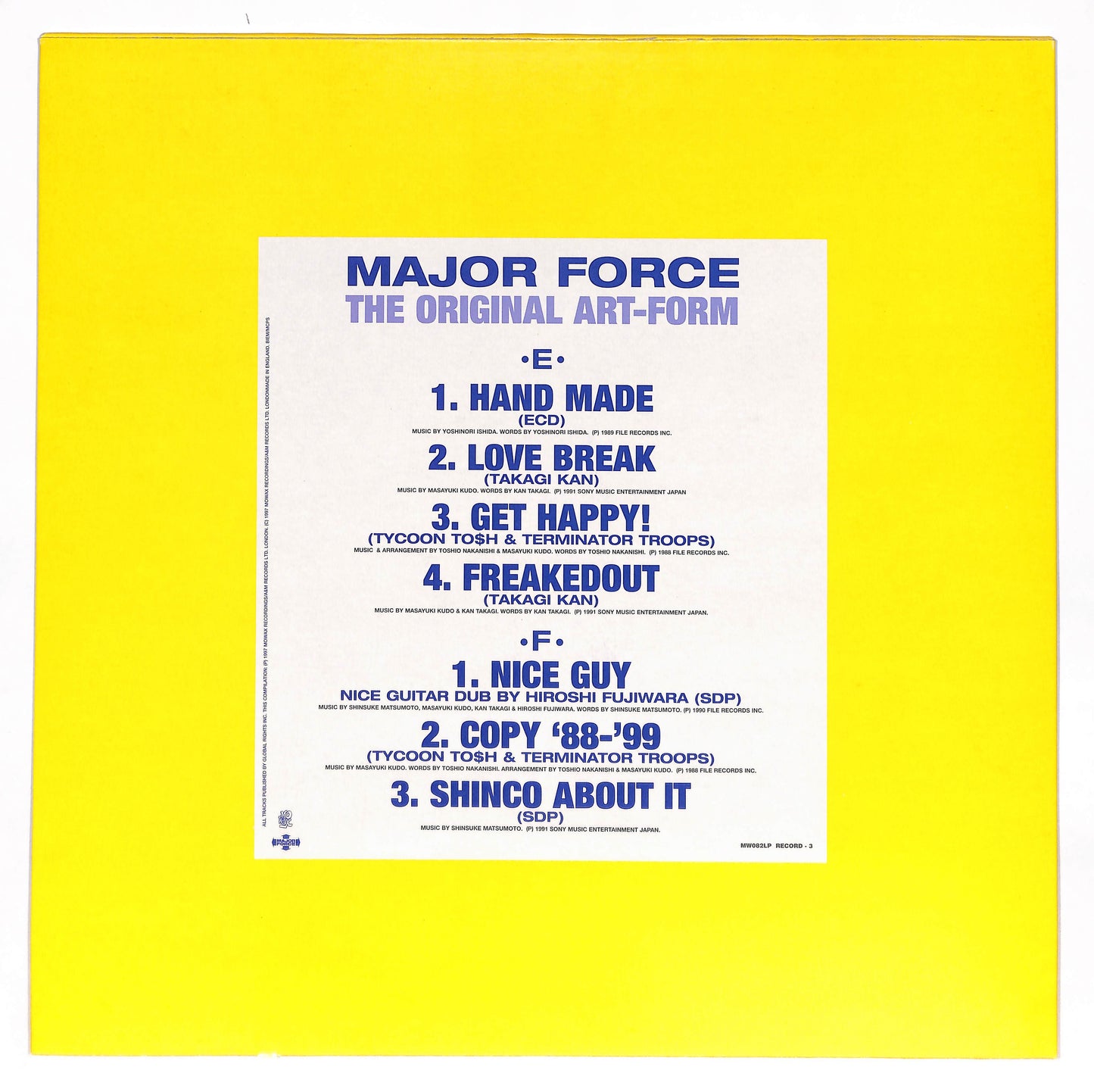 Major Force - The Original Art-Form
