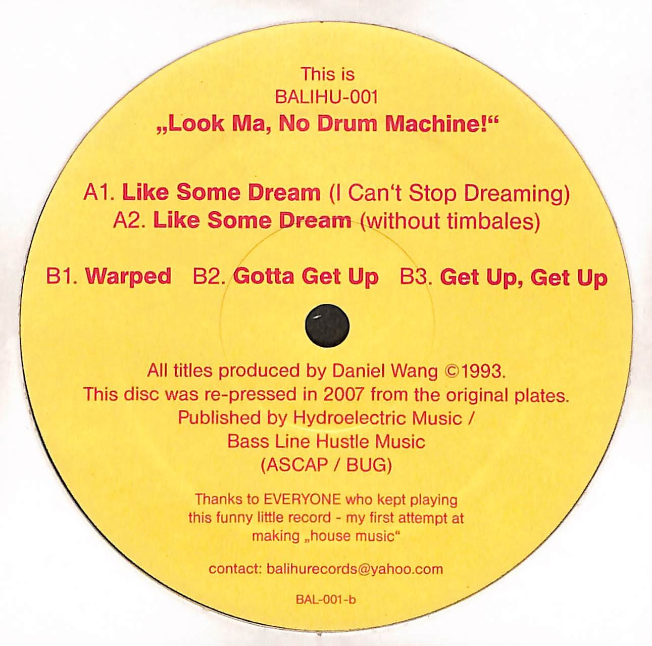 The Look Ma No Drum Machine EP