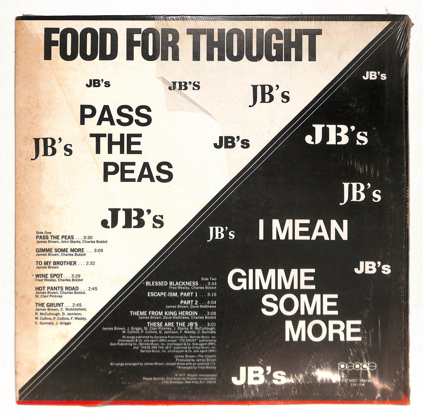 Food For Thought (Pass The Peas I Mean Gimme Some More)