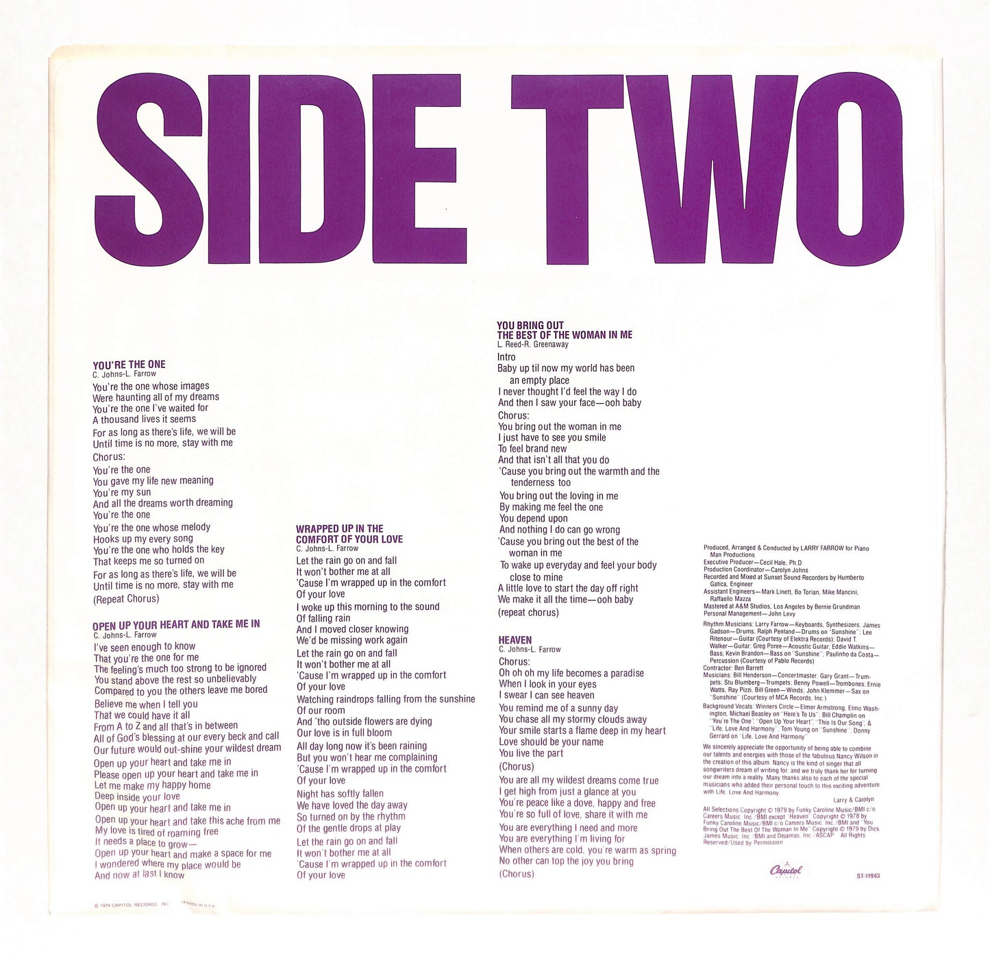 Life, Love And Harmony