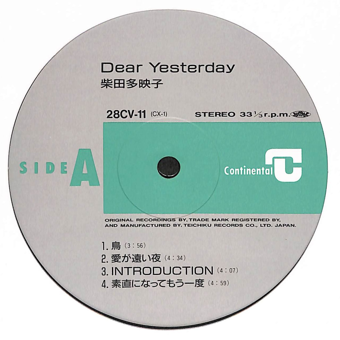 Dear Yesterday