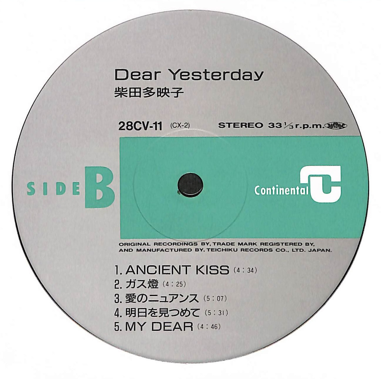 Dear Yesterday
