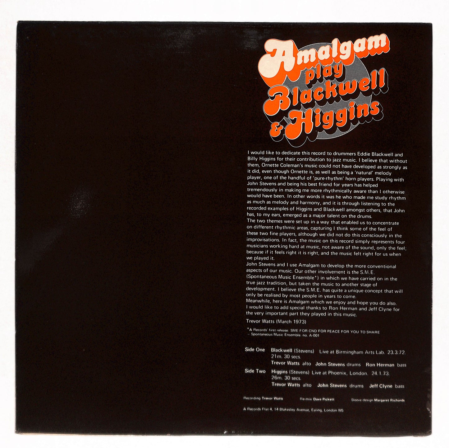 Play Blackwell & Higgins