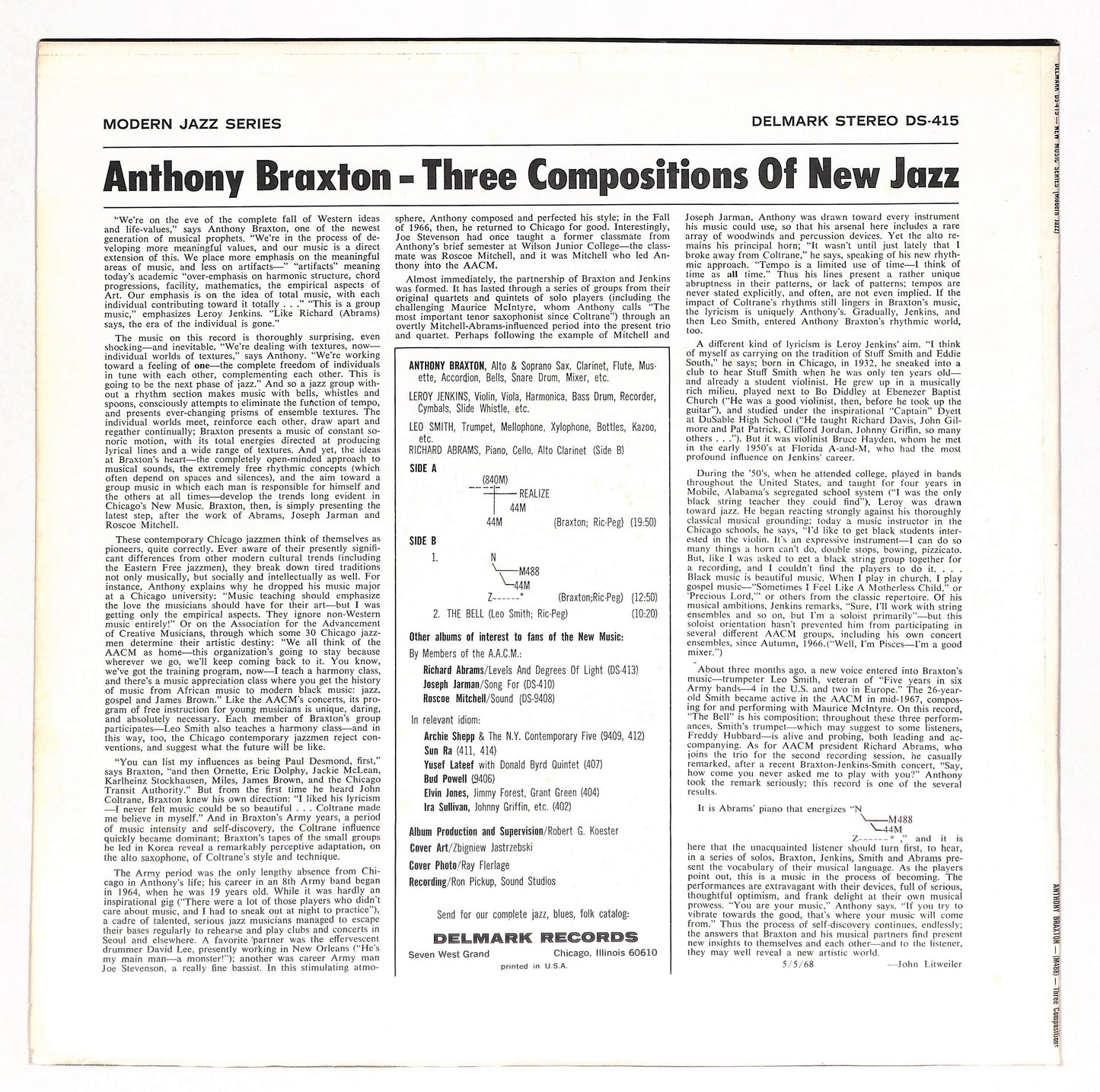 3 Compositions Of New Jazz