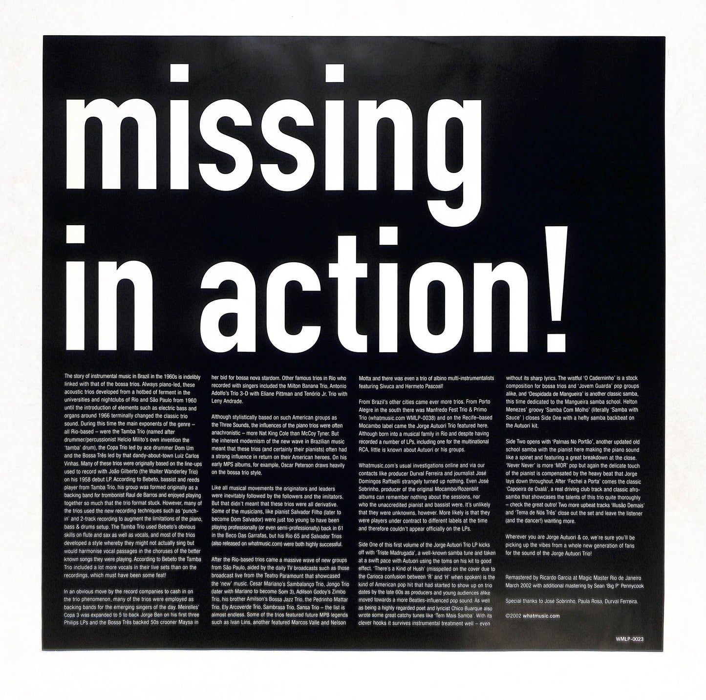 Jorge Autuori Trio - Vol.1