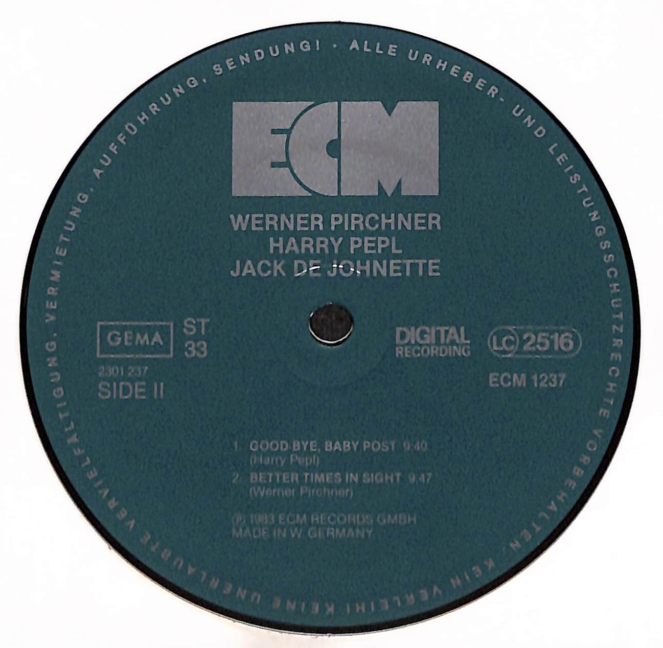 Werner Pirchner / Harry Pepl / Jack DeJohnette