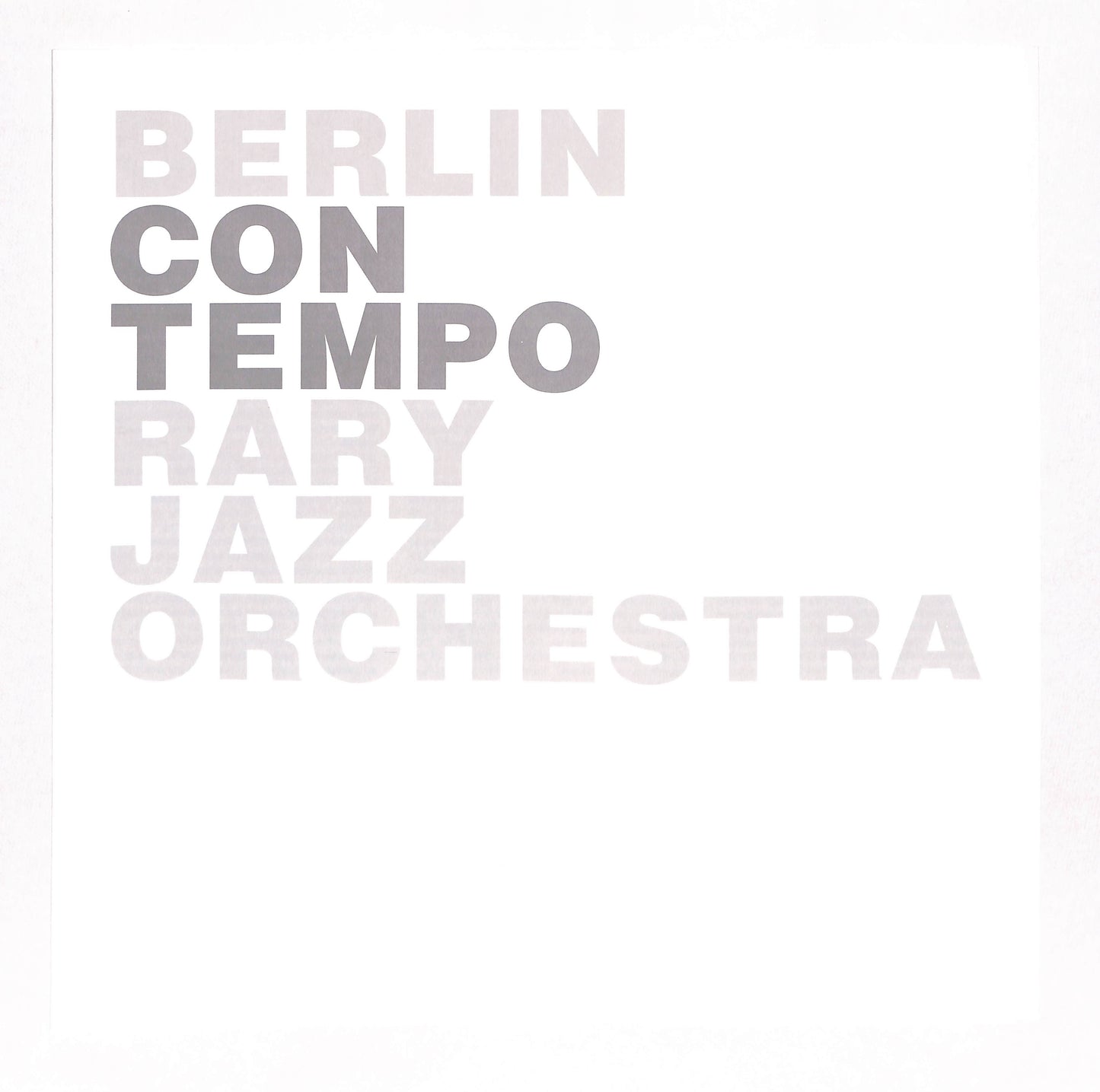 Berlin Contemporary Jazz Orchestra