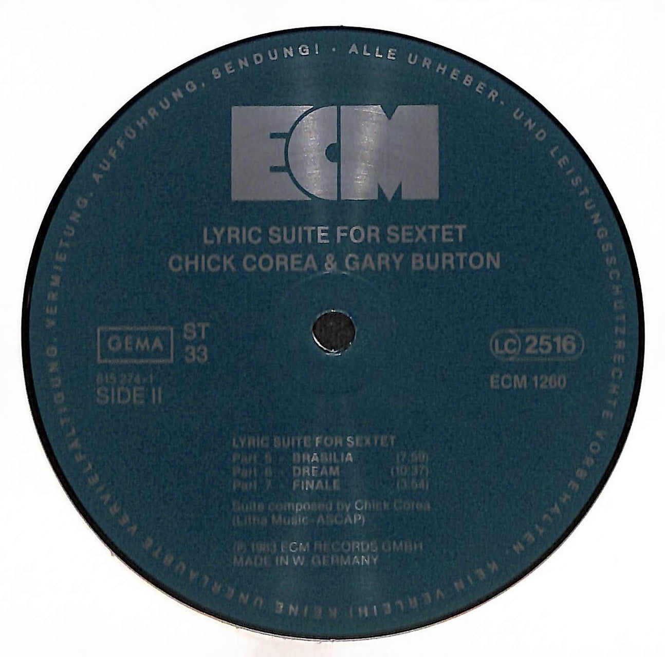 Lyric Suite For Sextet