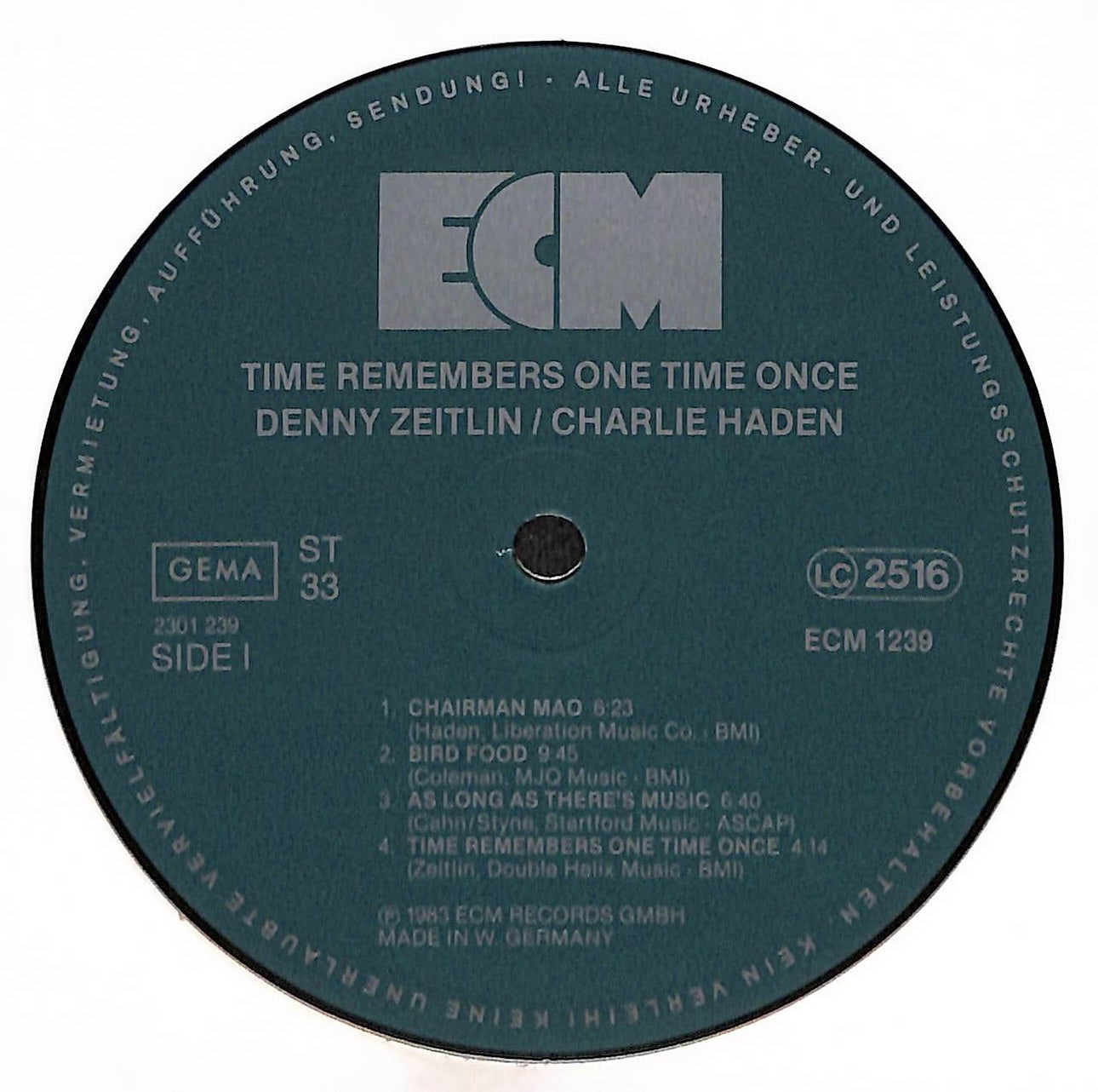 Time Remembers One Time Once