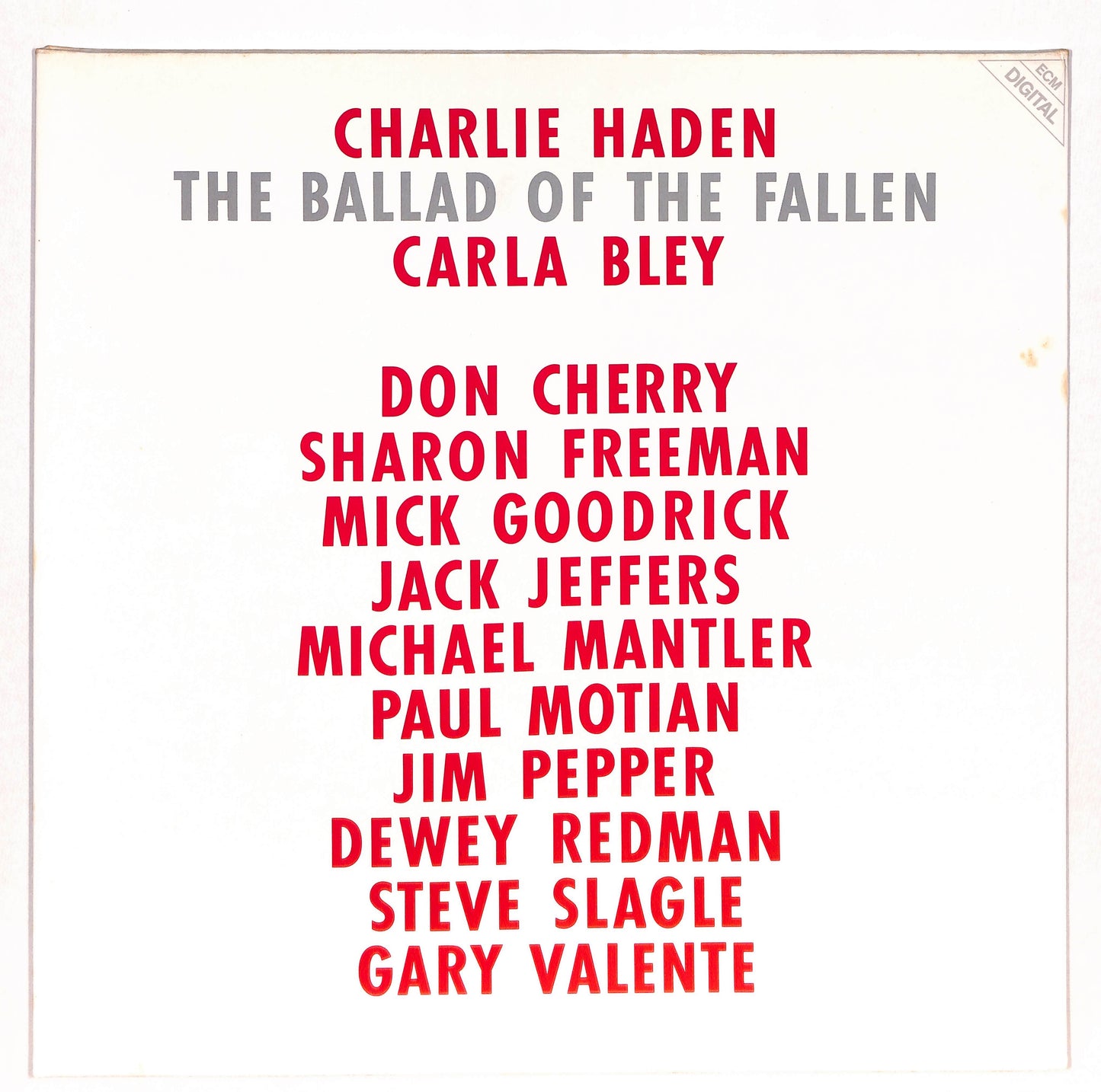 The Ballad Of The Fallen