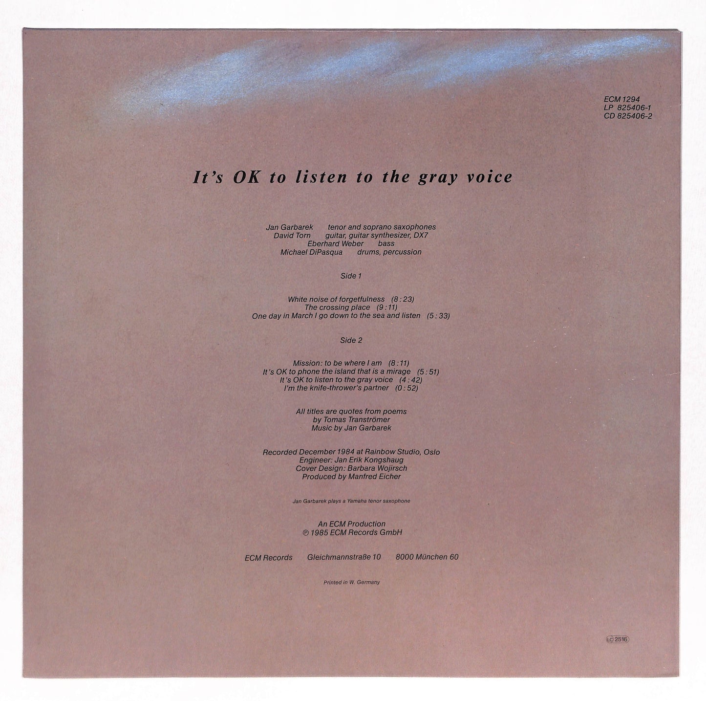 It's OK To Listen To The Gray Voice