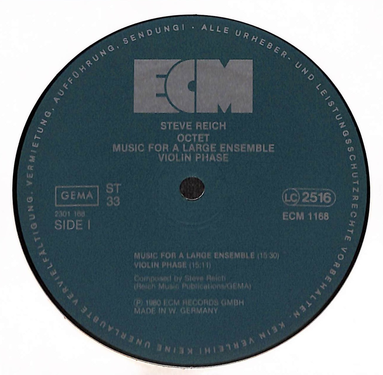 Octet • Music For A Large Ensemble • Violin Phase