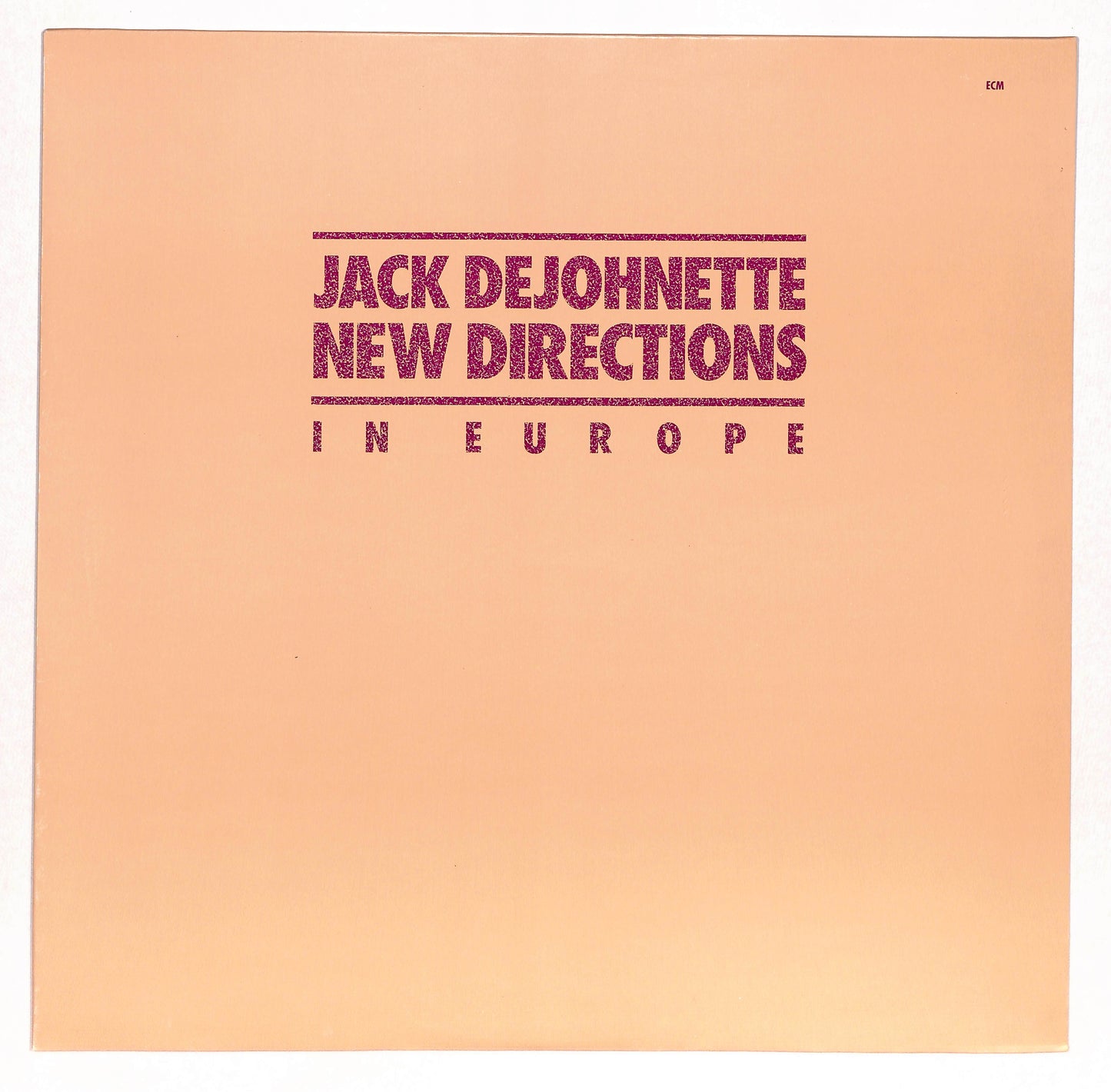 New Directions In Europe