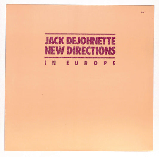 New Directions In Europe