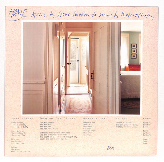 Home · Music By Steve Swallow To Poems By Robert Creeley