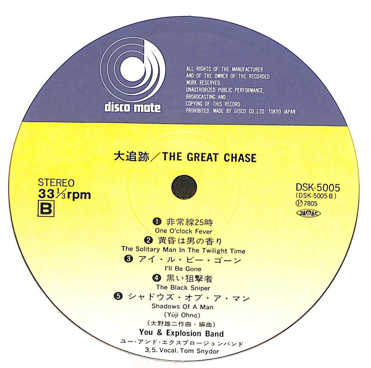 The Great Chase = 大追跡