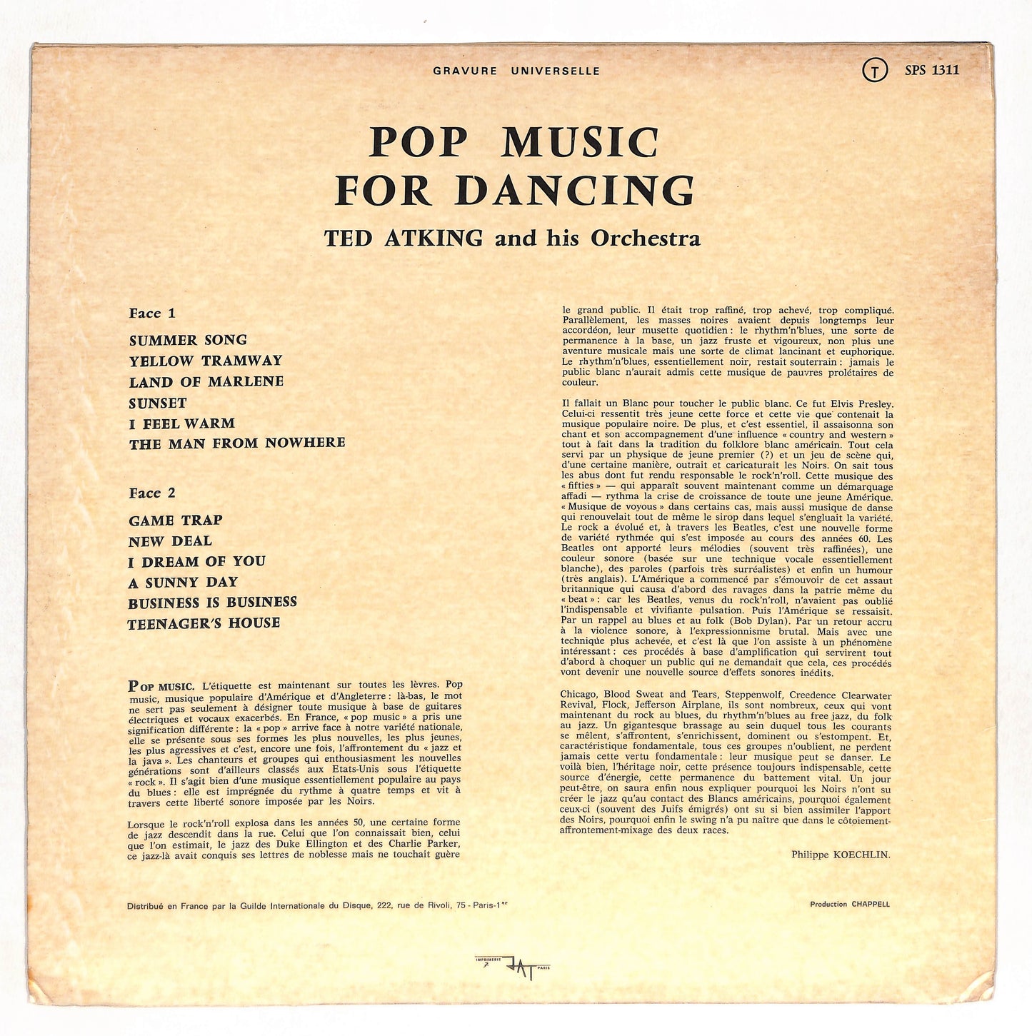 Pop Music For Dancing