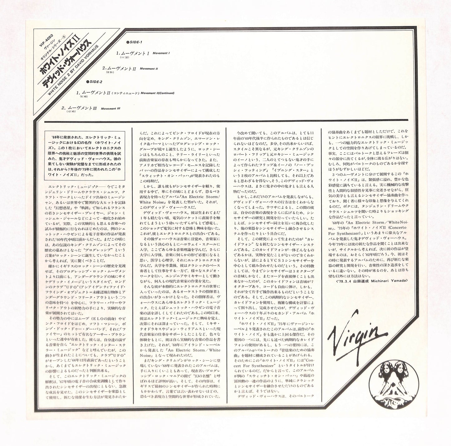 Concerto For Synthesizer By David Vorhaus