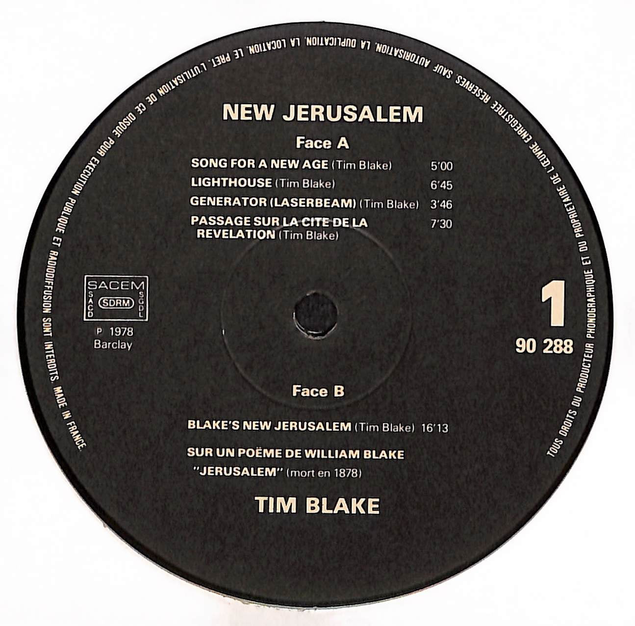 Blake's New Jerusalem