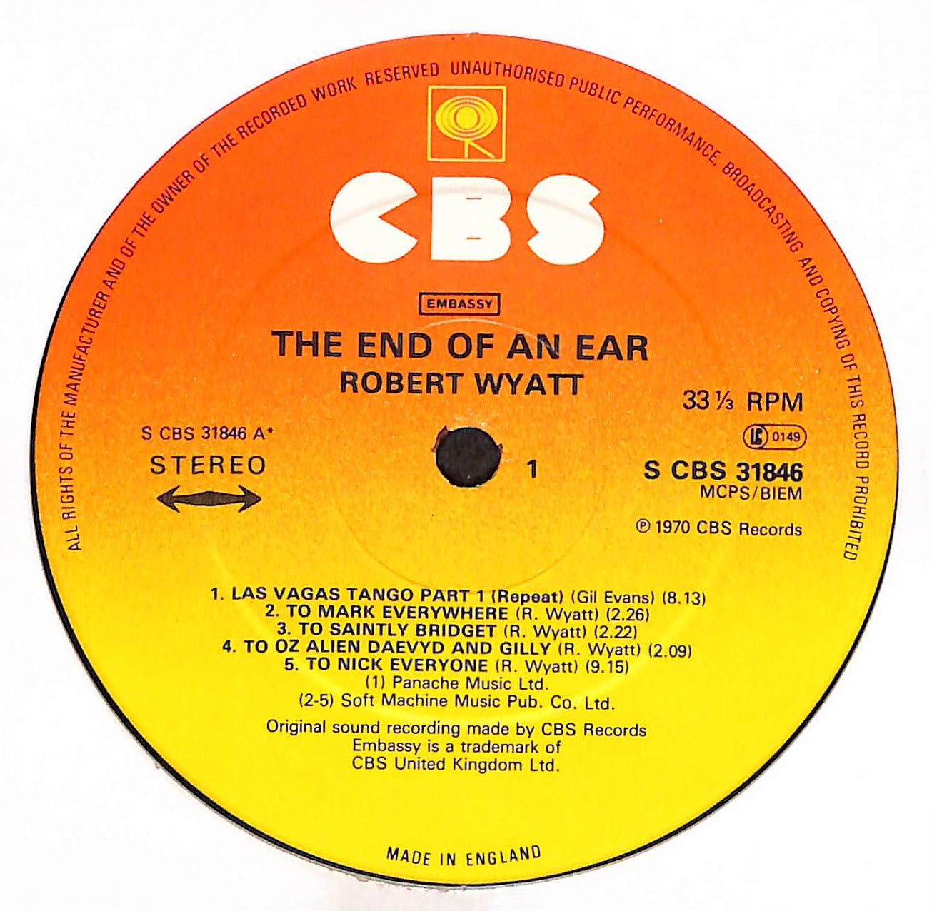 The End Of An Ear