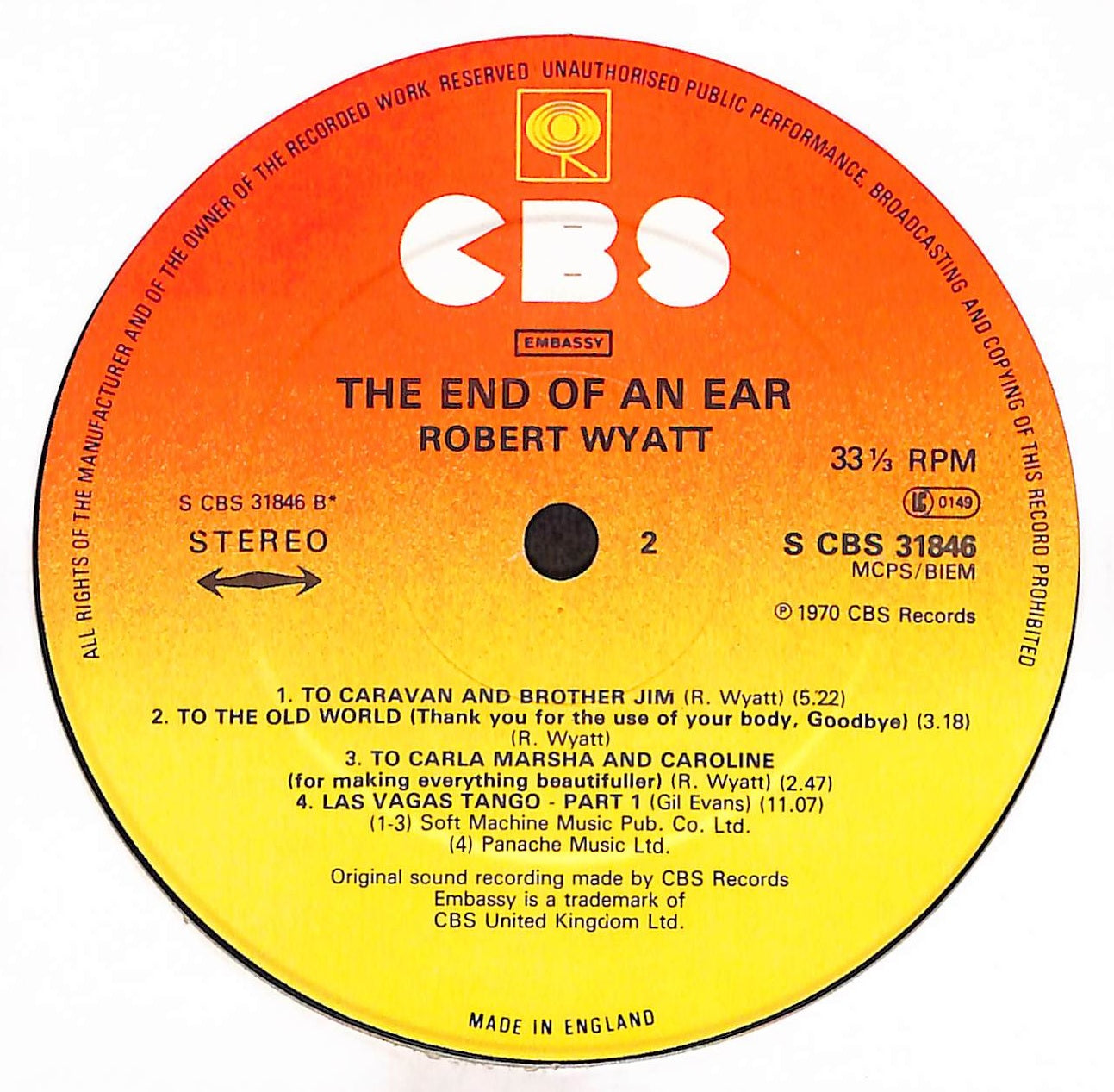 The End Of An Ear