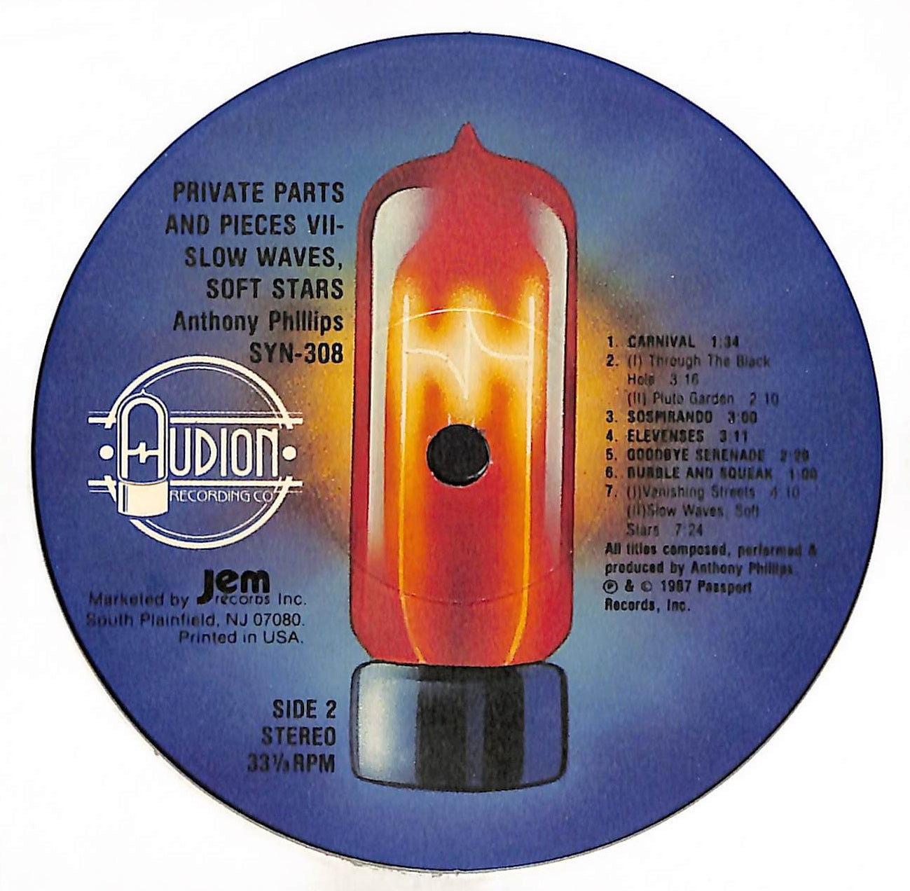 Private Parts And Pieces VII: Slow Waves, Soft Stars