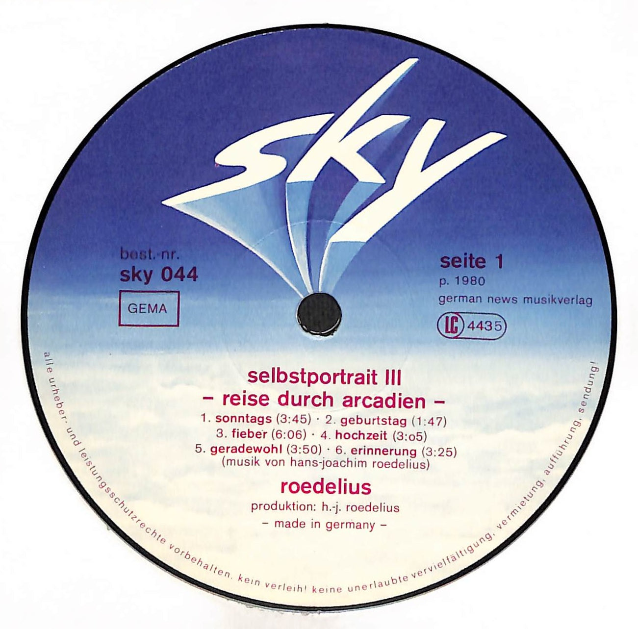 Selbstportrait Vol. III "Reise Durch Arcadien"