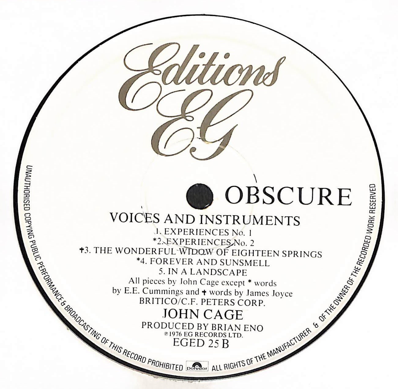 Voices And Instruments