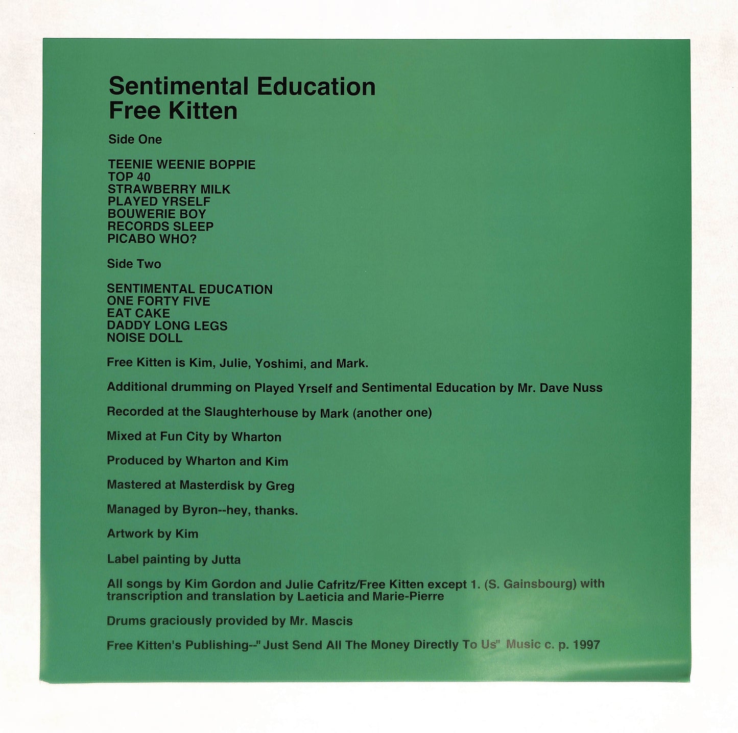 Sentimental Education