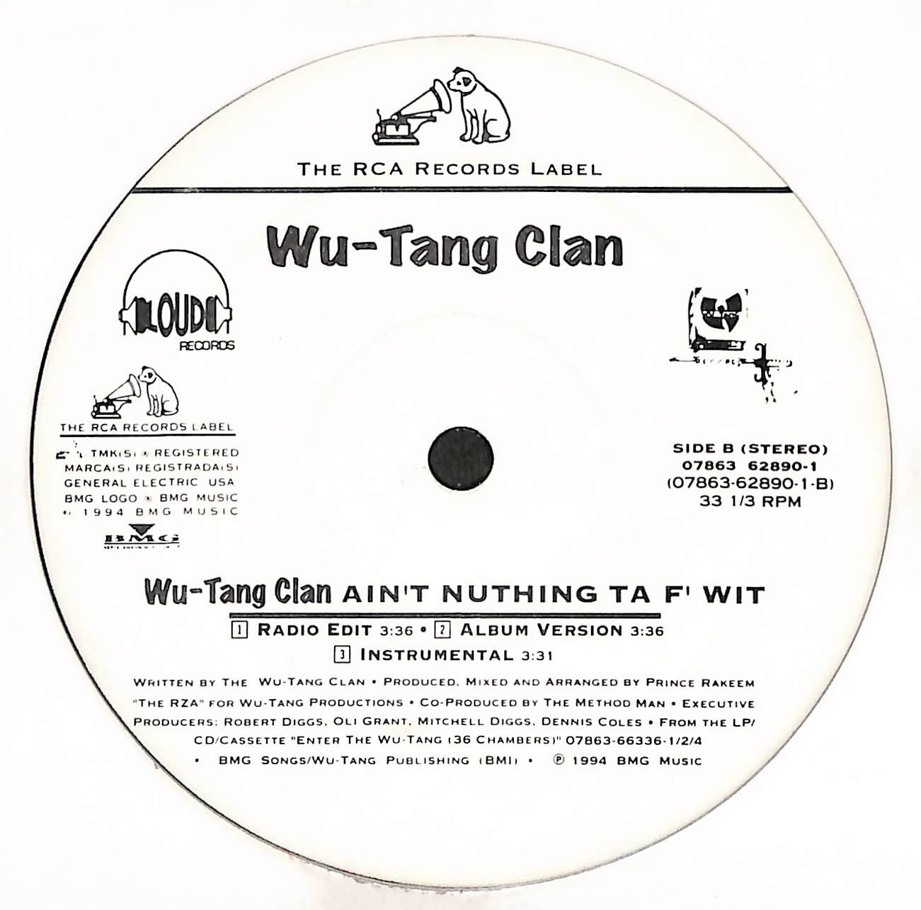 Can It Be All So Simple / Wu-Tang Clan Ain't Nuthing Ta F' Wit