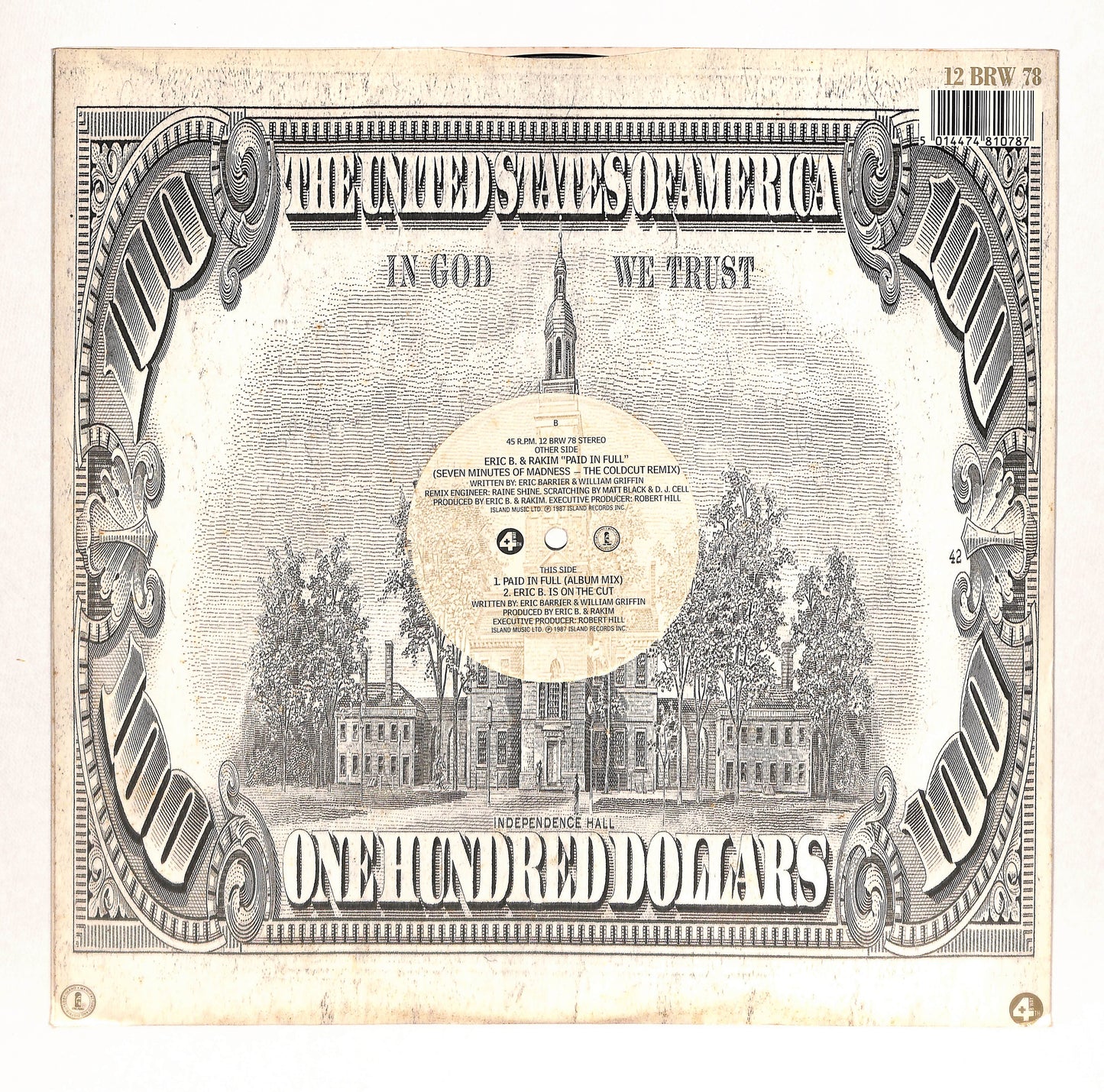 Paid In Full (Seven Minutes Of Madness - The Coldcut Remix)