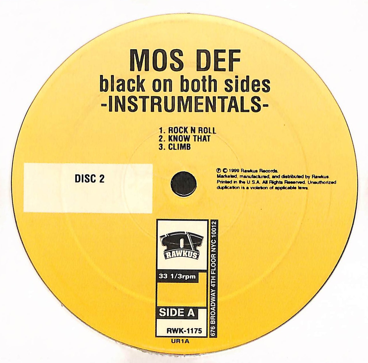 Black On Both Sides (Instrumentals)