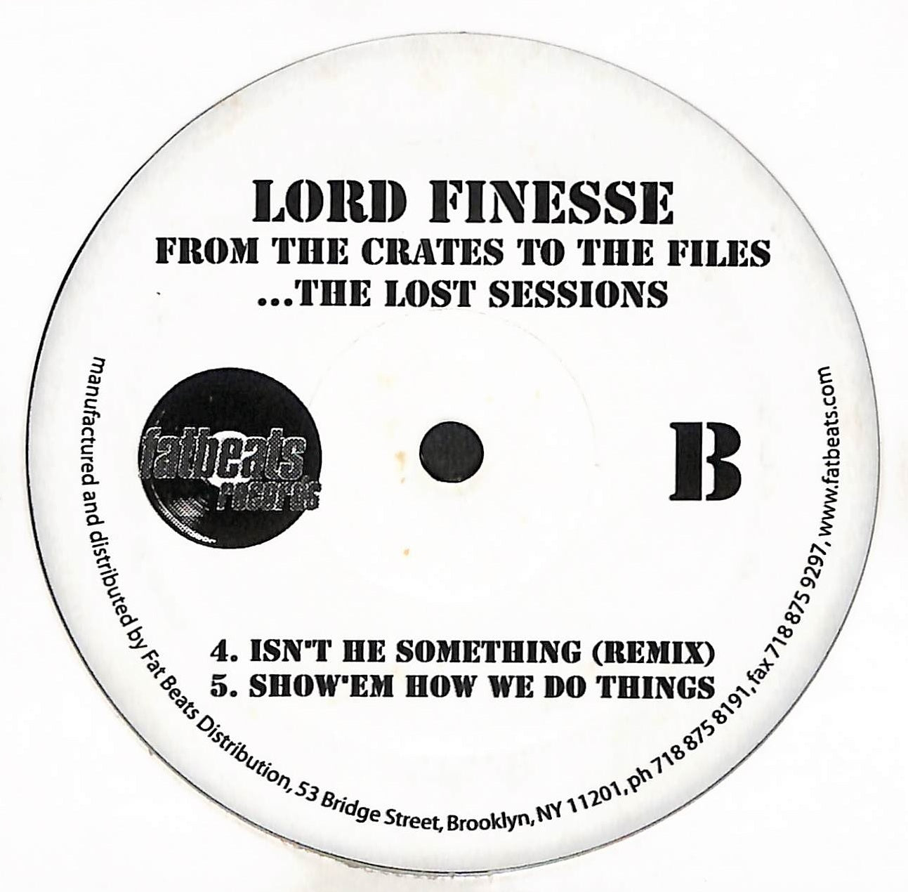 From The Crates To The Files ...The Lost Sessions