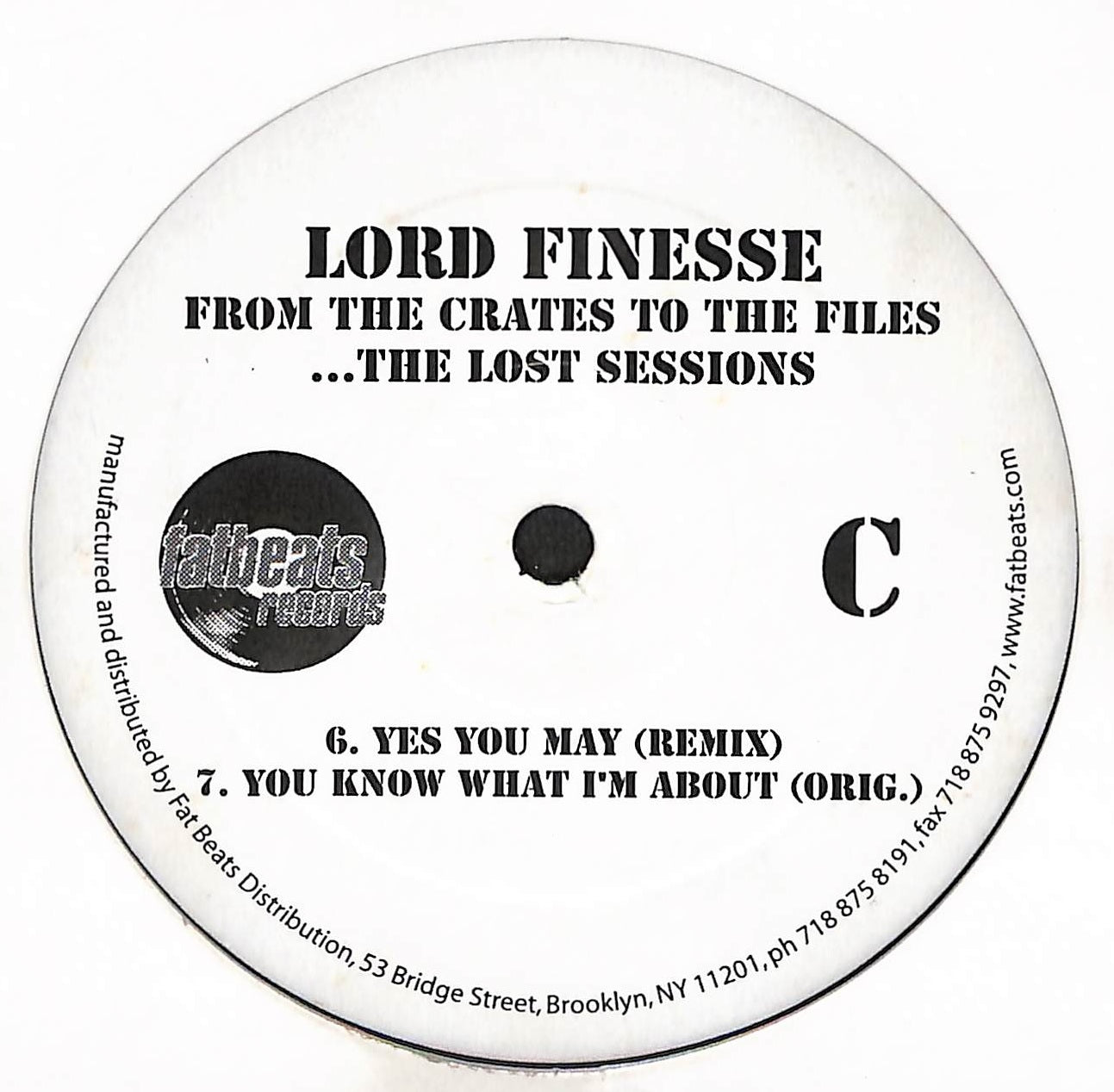 From The Crates To The Files ...The Lost Sessions