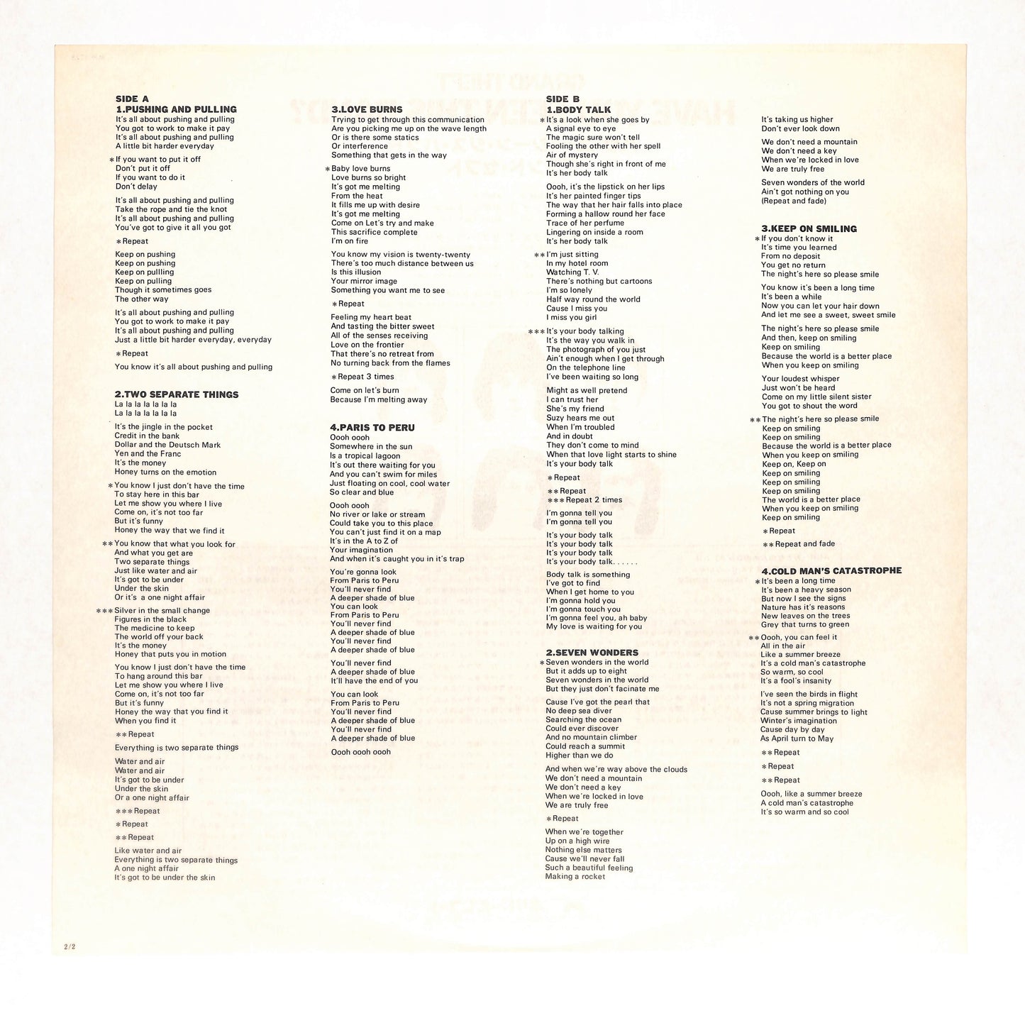 Have You Seen This Band?