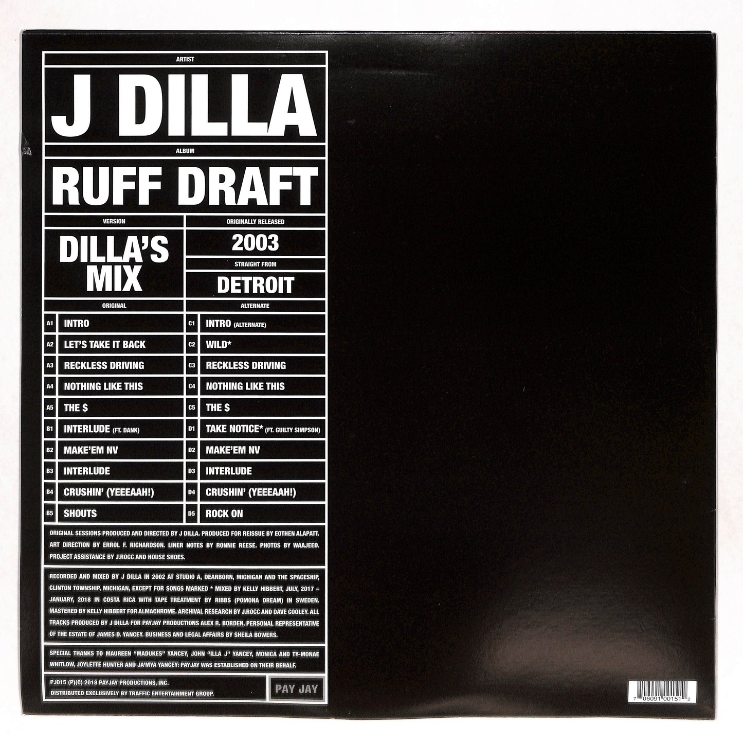 Ruff Draft: Dilla's Mix