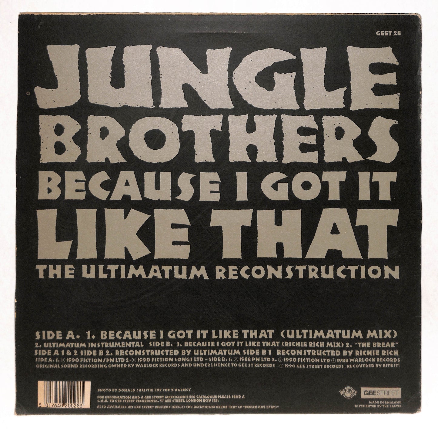 Because I Got It Like That (The Ultimatum Reconstruction)
