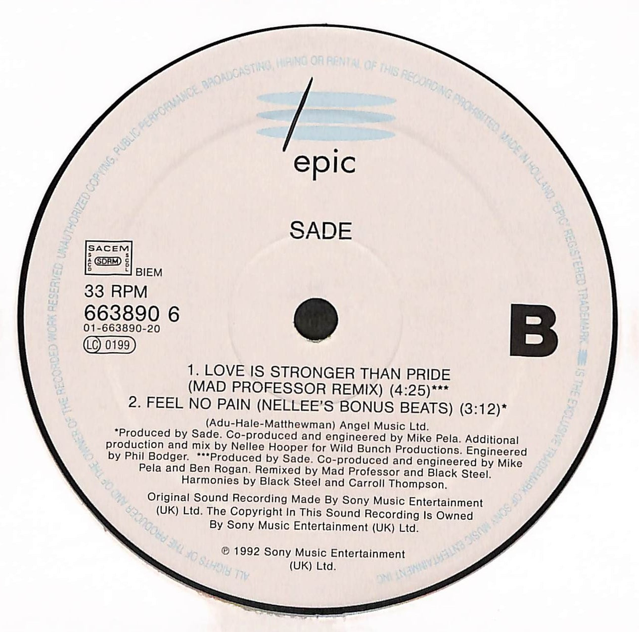 Feel No Pain (Nellee Hooper Mixes)