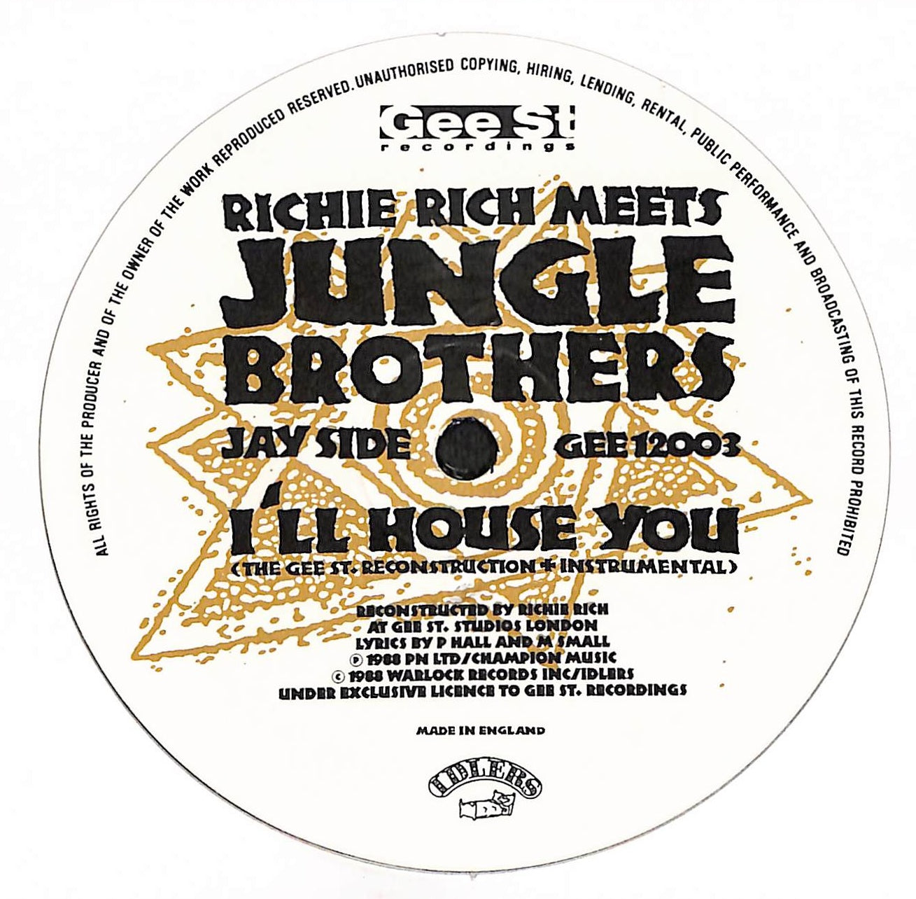 I'll House You (The Gee St. Reconstruction)