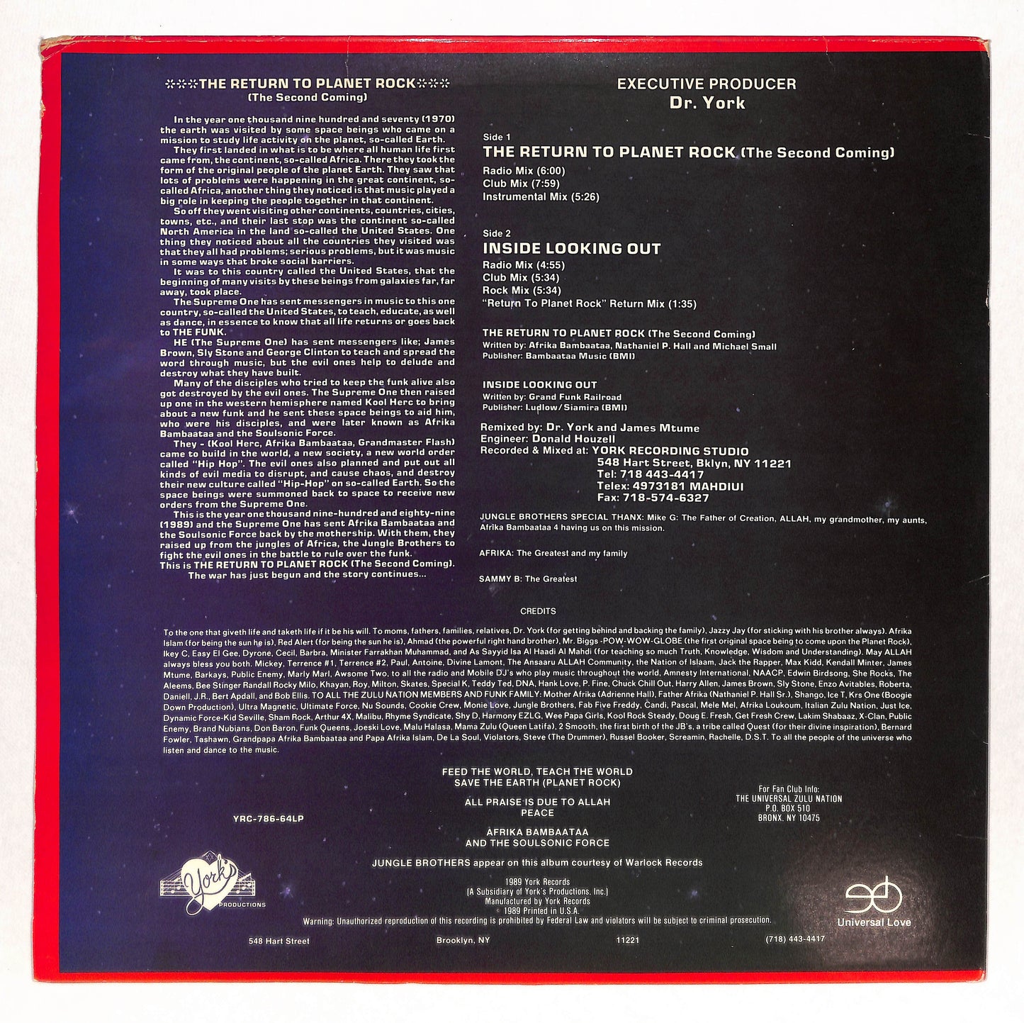 Return To Planet Rock (The Second Coming)