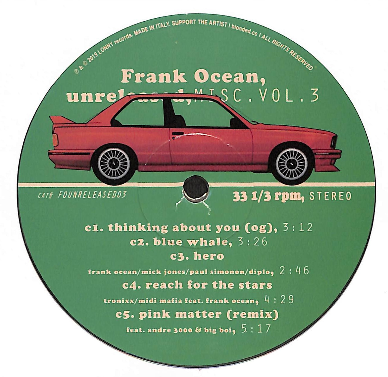 Unreleased, Misc.Vol.3