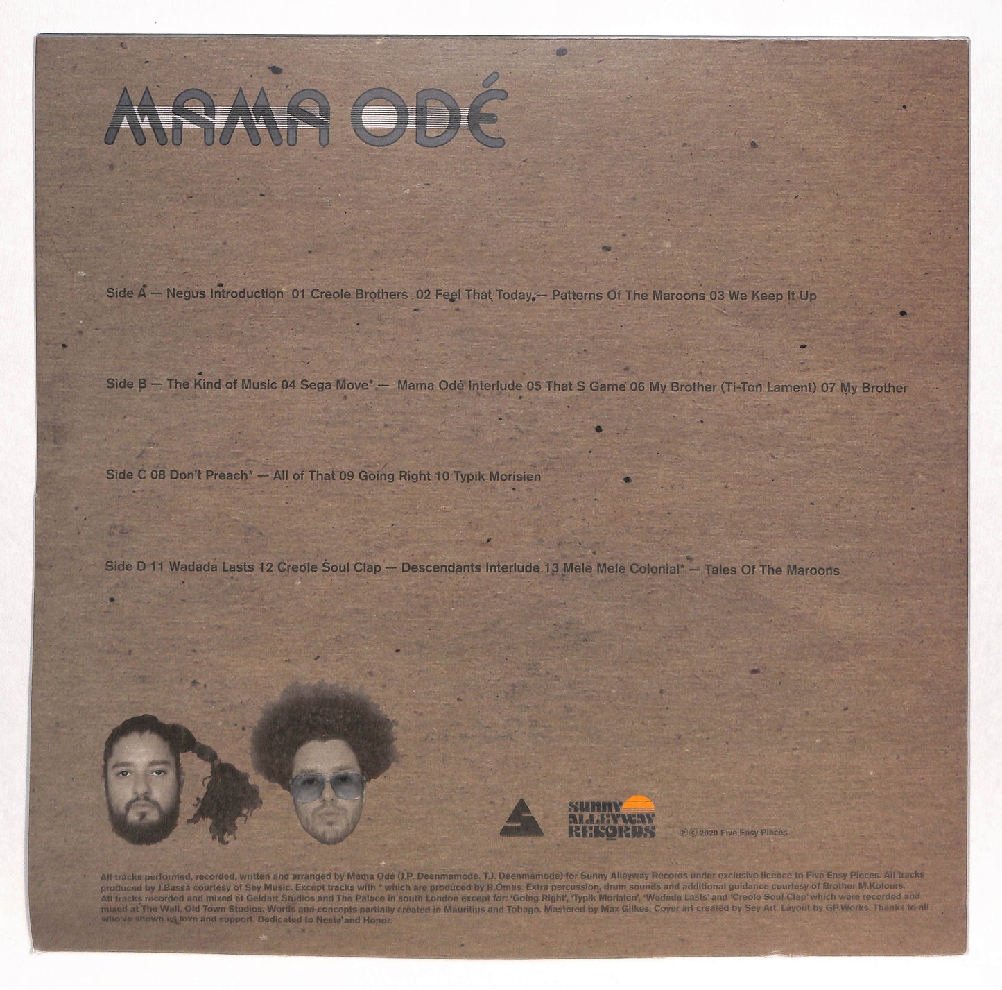 Tales and Patterns of the Maroons