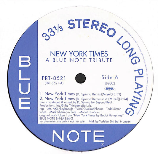 New York Times A Blue Note Tribute