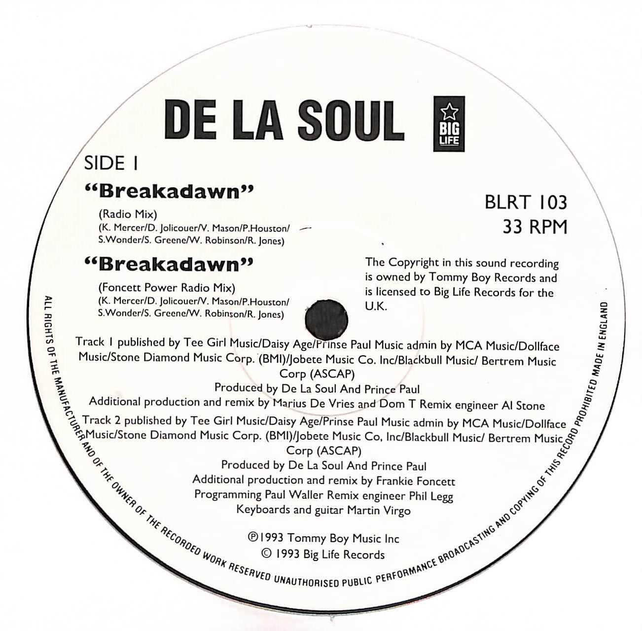 Breakadawn b/w En Focus