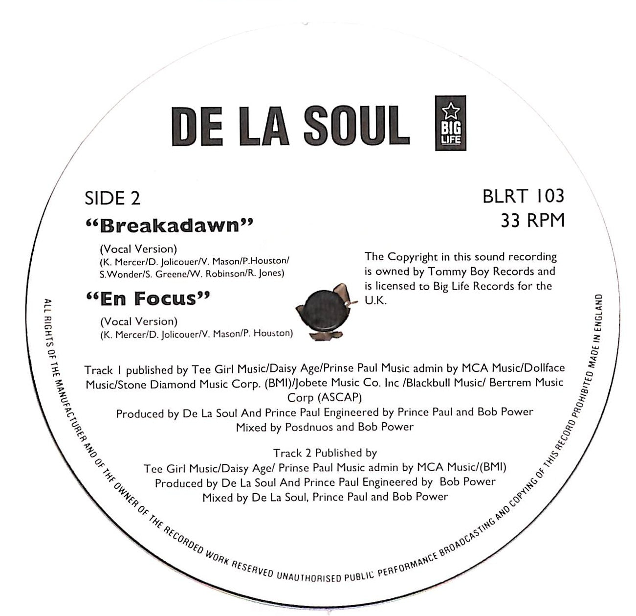 Breakadawn b/w En Focus