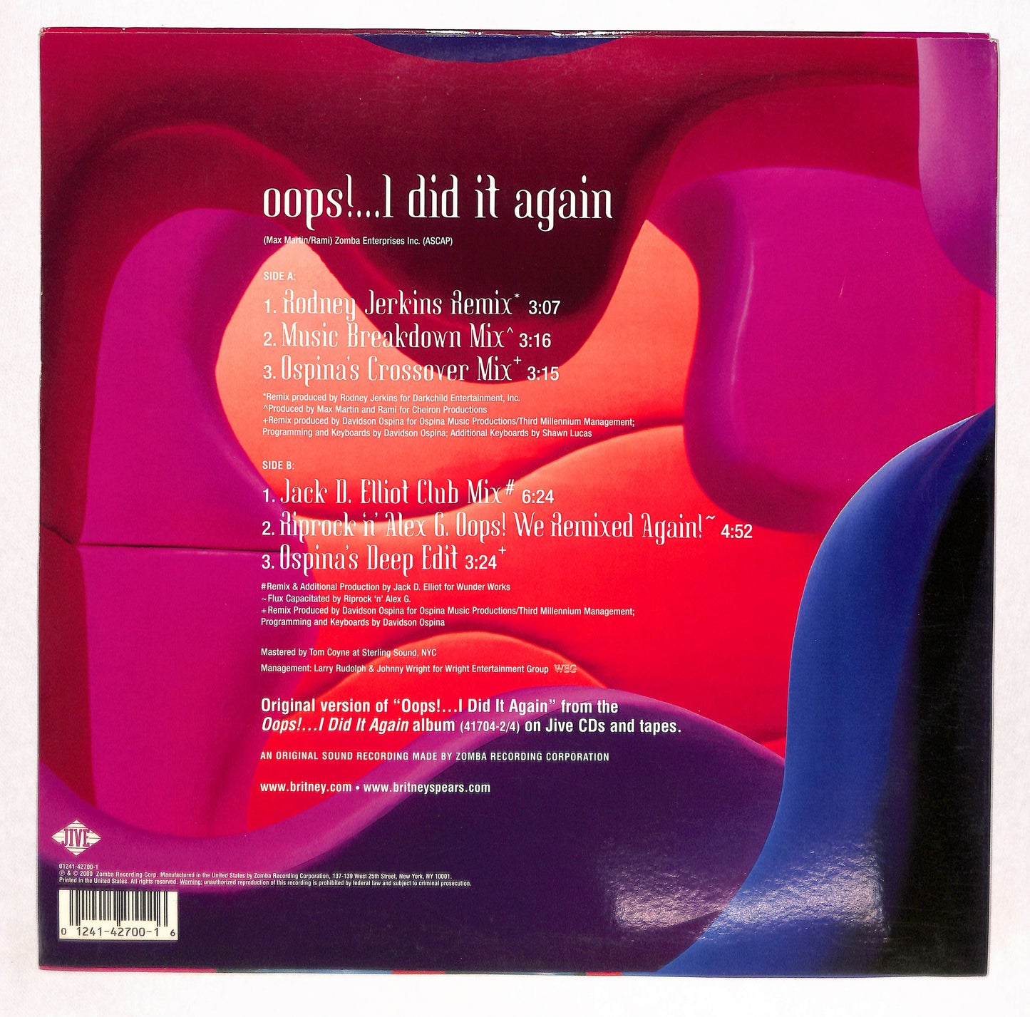 Oops!...I Did It Again