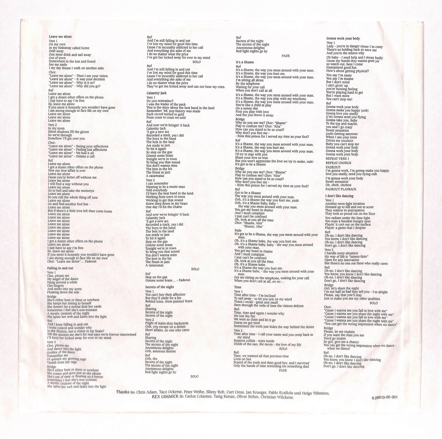 Secrets Of The Night