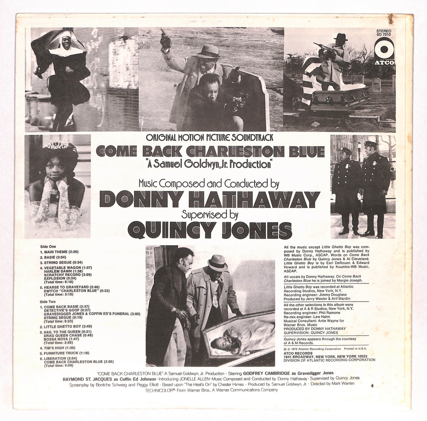 Supervised By Quincy Jones - Come Back Charleston Blue (Original Motion Picture Soundtrack)