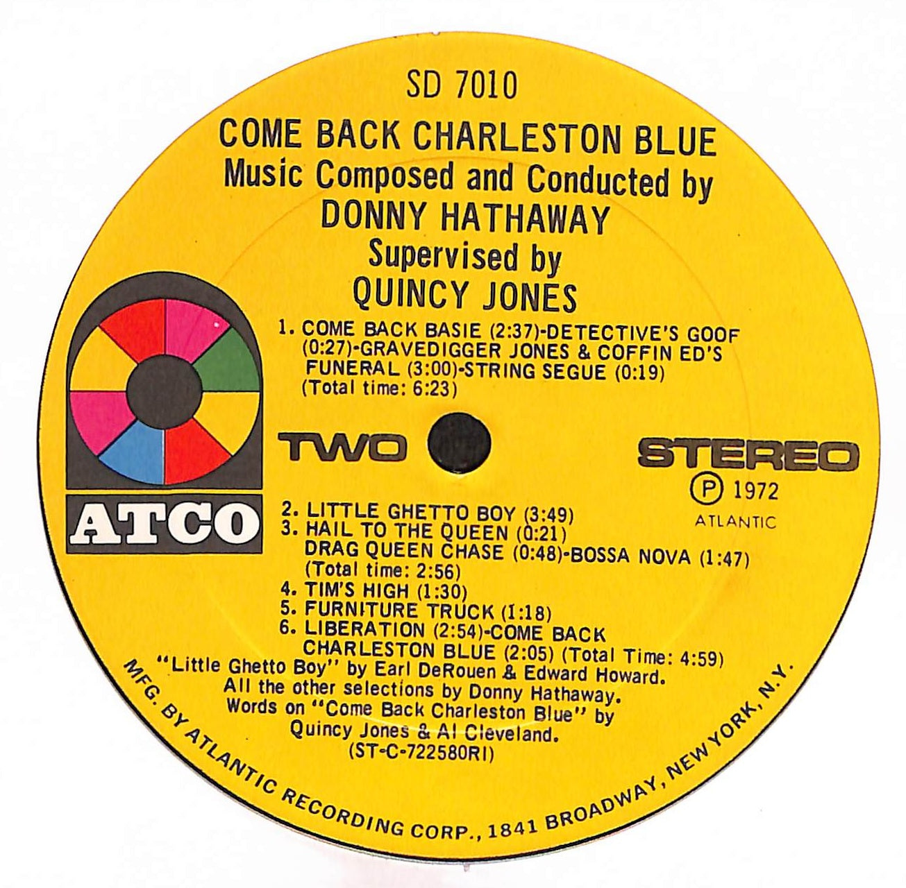 Supervised By Quincy Jones - Come Back Charleston Blue (Original Motion Picture Soundtrack)